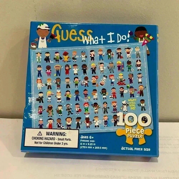 Guess What I Do 100 Pieces Puzzle. New - Picture 1 of 4